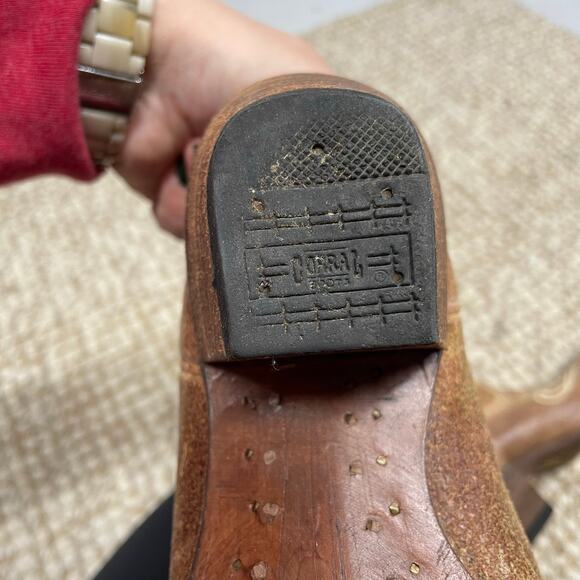 Corral Honey Cortez Boots Embroidered Snip Toe Cowboy Boots Womens SZ 7.5 EUC - Picture 5 of 11